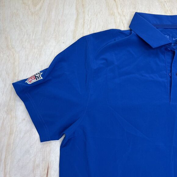 NEW LG Indianapolis Colts Nike 2024/25 Sideline Performance Polo Shirt Blue - Picture 4 of 12